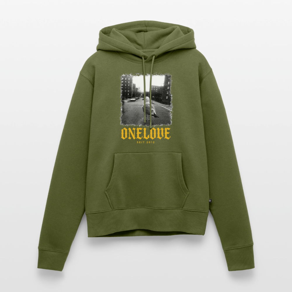 ONELOVE seit 2012  - Frauen Premium Hoodie - Khaki