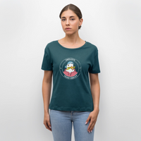 Team Dreist -  Relaxed Frauen Bio-T-Shirt - Dunkles Petrol