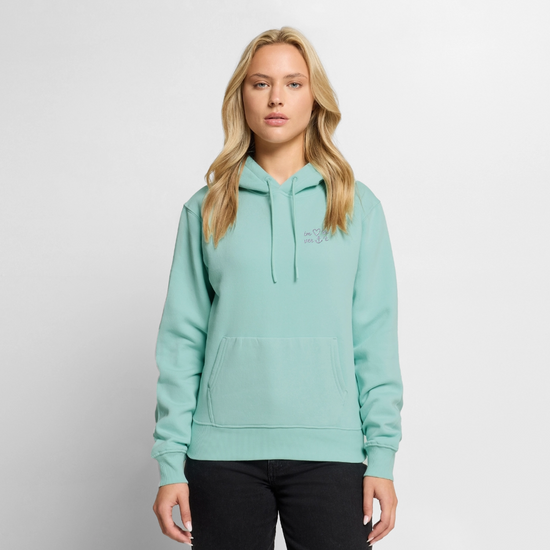 Im Herzen verankert Stick - Frauen Premium Hoodie