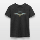 Vintage Möwe - Kinder Premium T-Shirt - Anthrazit meliert