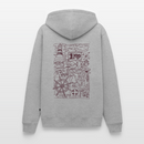Collage - Unisex Premium Hoodie - Grau meliert