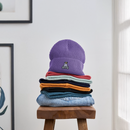 Lovebird -  Unisex Bio FISHERMAN BEANIE - Purple Love 