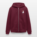 Eisvogel - Unisex Premium Kapuzenjacke - Burgunderrot