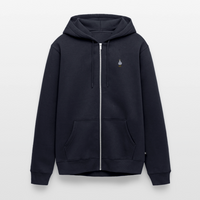 Gestickte Möwe - Unisex Premium Kapuzenjacke - Navy