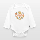 Strandkind - Baby Bio-Langarm-Body - Weiß