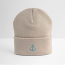 Anker - Bestickte Wintermütze - Beige