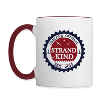 Strandkind Original - Tasse zweifarbig - Weiß/Rotbraun