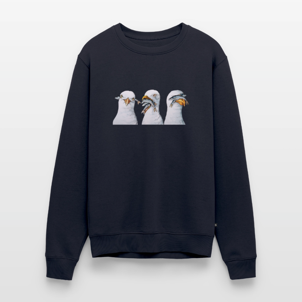 Drei Weise Möwen - Unisex Premium Pullover - Navy