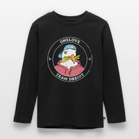 Team Dreist - Kinder Premium Langarmshirt - Schwarz