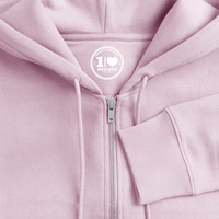 Gestickte Möwe - Frauen Premium Kapuzenjacke - Altrosa