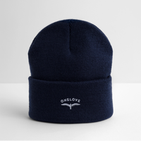 ONELOVE Möwe - Bestickte Wintermütze - Navy