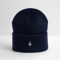 F**k You Möwenlady - Bestickte Wintermütze - Navy