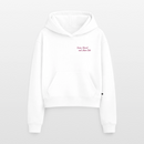 Sonne, Strand und Meer Club - Cropped Oversized Heavyweight Frauen Hoodie - Weiß