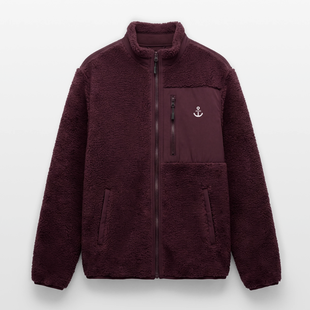 Anker -  Unisex Sherpajacke - Maroon