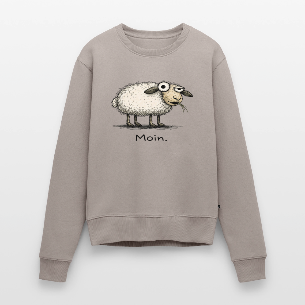 Moin Schaf - Frauen Premium Pullover - Taupe