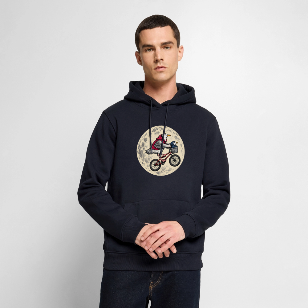 Möwe nach Hause - Unisex Premium Hoodie - Navy