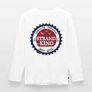 Strandkind Original - Kinder Premium Langarmshirt - Weiß