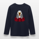Möwe allein zu Haus - Kinder Premium Langarmshirt - Navy