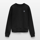Wellenherz Stick - Frauen Premium Pullover - Schwarz