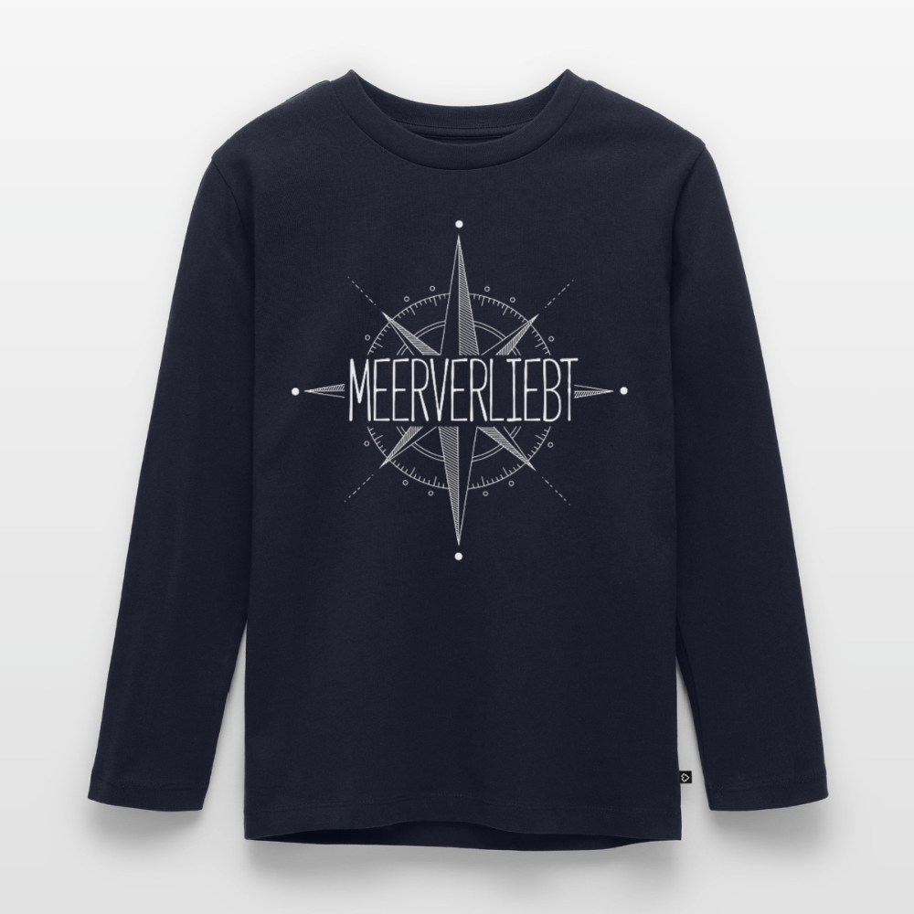 Nordkurs - Kinder Premium Langarmshirt - Navy