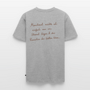 Ab an den Strand  - Unisex Premium T-Shirt - Grau meliert
