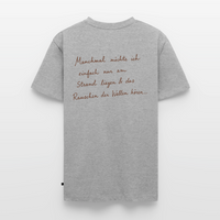 Ab an den Strand  - Unisex Premium T-Shirt - Grau meliert