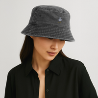 F**k You Möwe - Vintage Bucket Hat - Vintage Schwarz