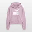 Ahoi - Cropped Oversized Heavyweight Frauen Hoodie - Altrosa