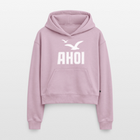 Ahoi - Cropped Oversized Heavyweight Frauen Hoodie - Altrosa