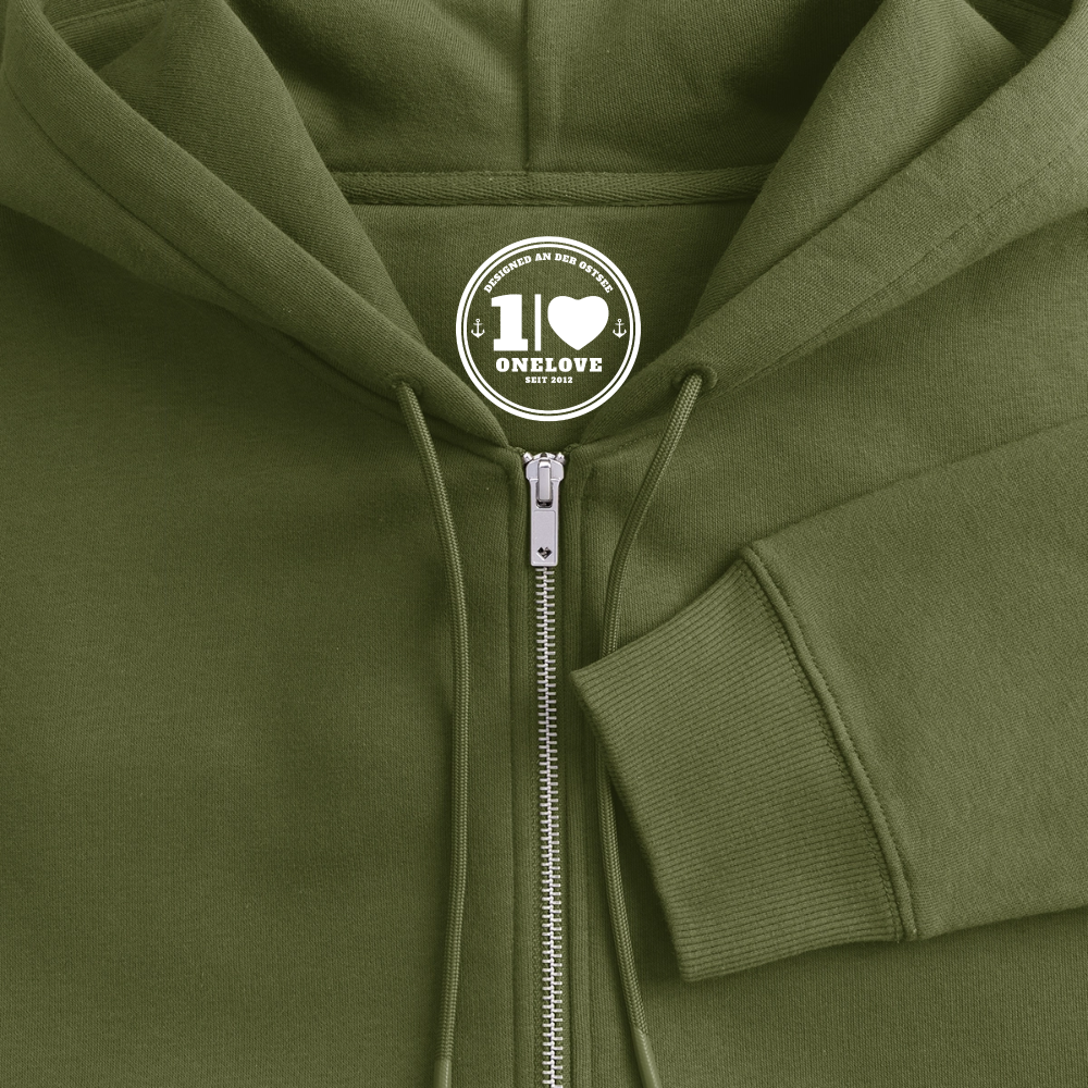 Moin Stick - Unisex Premium Kapuzenjacke - Khaki