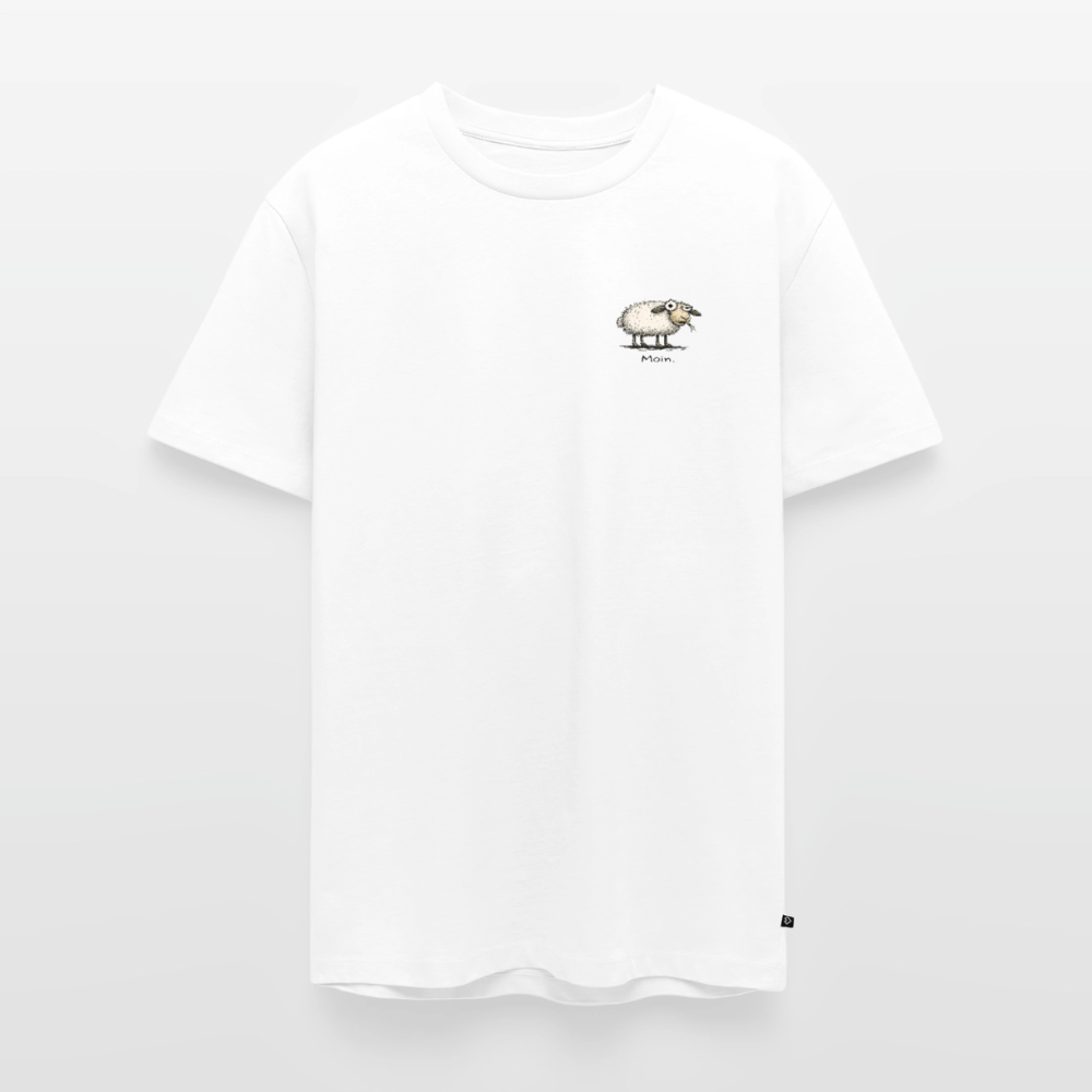 Moin Schaf - Unisex Premium T-Shirt - Weiß