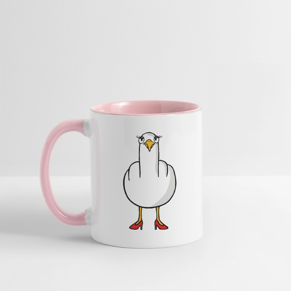 Weiß/Pink / One size
