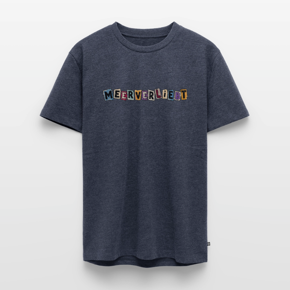 Meerverliebt - Unisex Premium T-Shirt - Jeansblau 