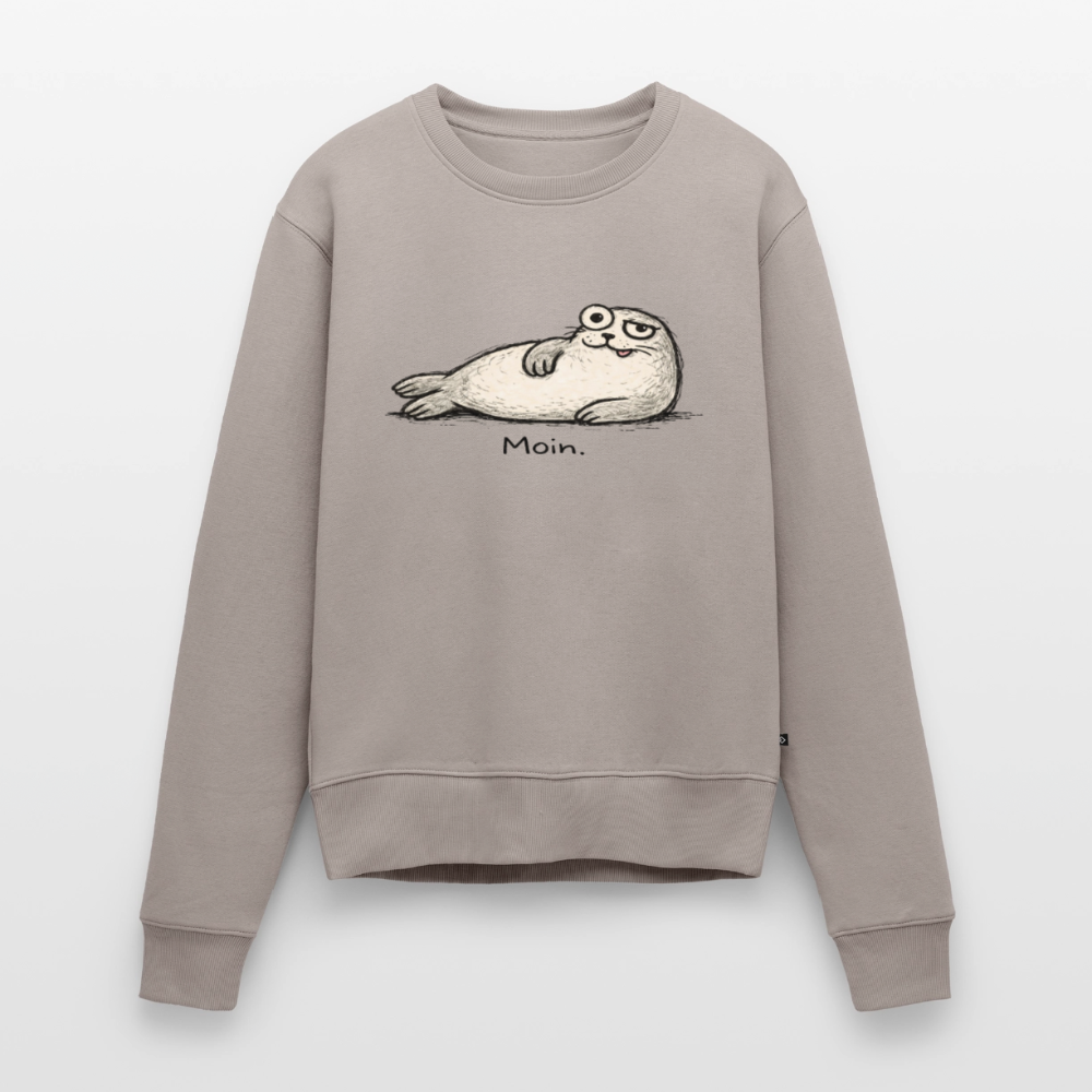Moin Robbe - Frauen Premium Pullover - Taupe