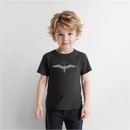 Vintage Möwe - Kinder Premium T-Shirt - Anthrazit meliert