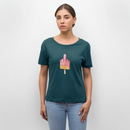F**k You Eis - Relaxed Frauen Bio-T-Shirt - Dunkles Petrol