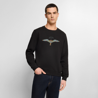 Vintage Möwe - Unisex Premium Pullover - Schwarz