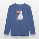 Eisvogel - Kinder Premium Langarmshirt - Taubenblau
