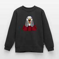 Möwe allein zu Haus - Kinder Premium Pullover - Schwarz