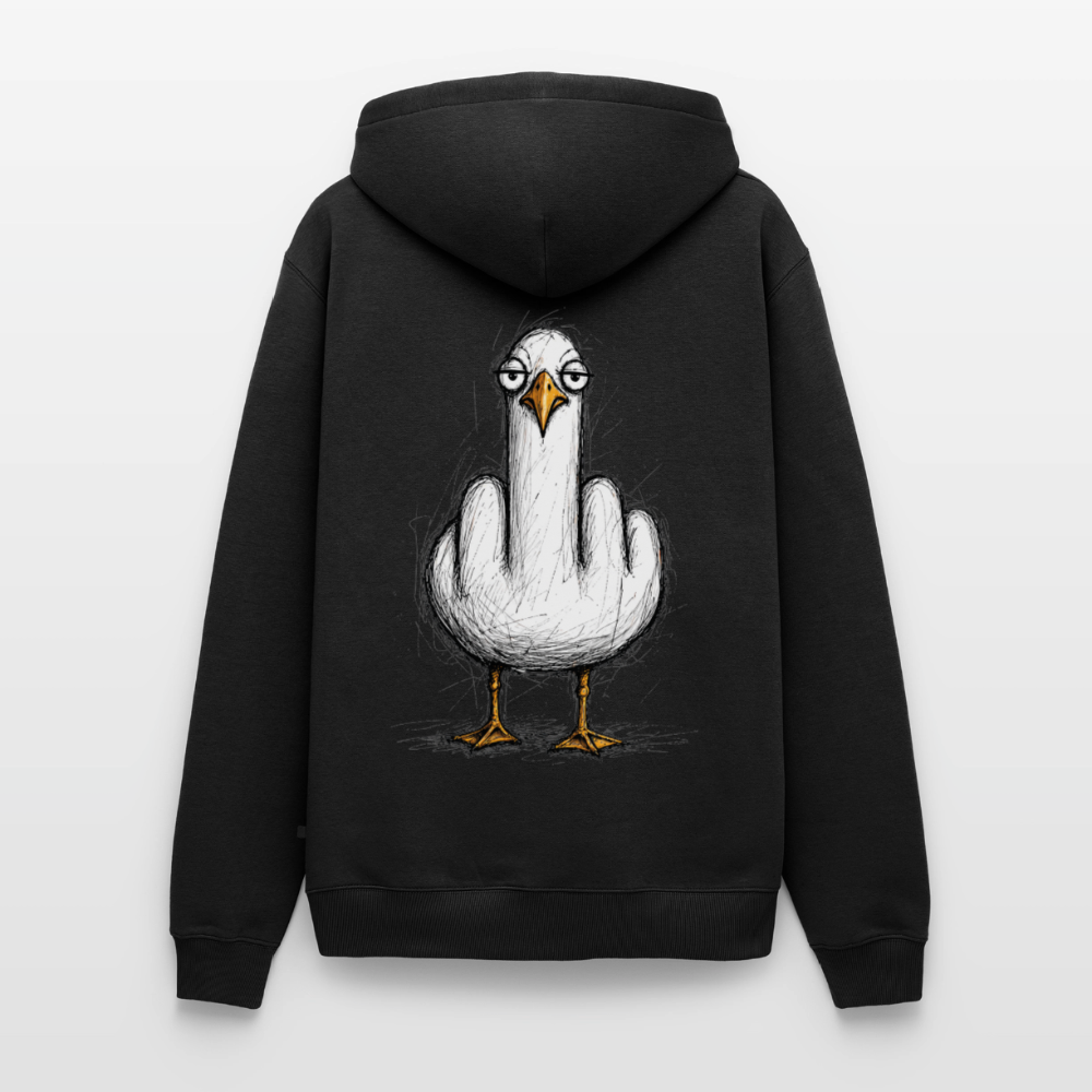 F**k You Möwe - Unisex Premium Hoodie - Schwarz