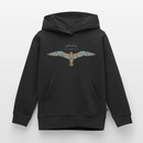 Vintage Möwe - Kinder Premium Hoodie - Schwarz