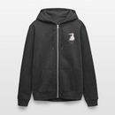 Eisvogel - Unisex Premium Kapuzenjacke - Anthrazit meliert