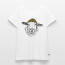 Wolle Schaf - Frauen Premium T-Shirt - Weiß