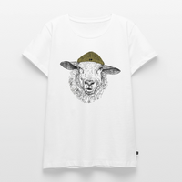 Wolle Schaf - Frauen Premium T-Shirt - Weiß