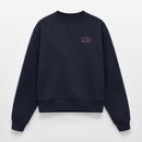 Im Herzen Verankert Stick - Relaxed Frauen Organic Sweatshirt - Navy