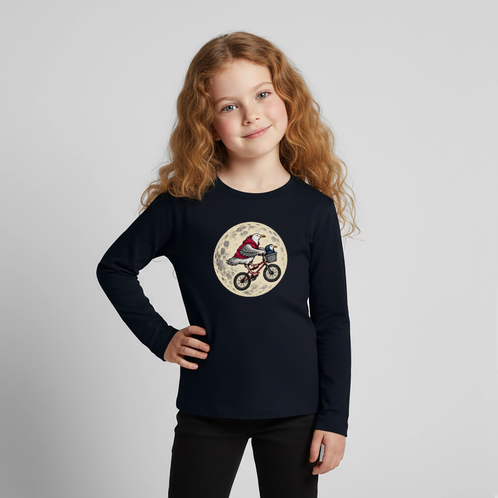Möwe nach Hause - Kinder Premium Langarmshirt - Navy