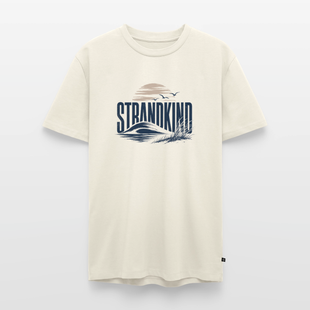 Strandkind - Männer Premium T-Shirt - Naturweiß