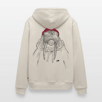 Kurt Hansen Walross - Premium Kapuzenjacke - Beige