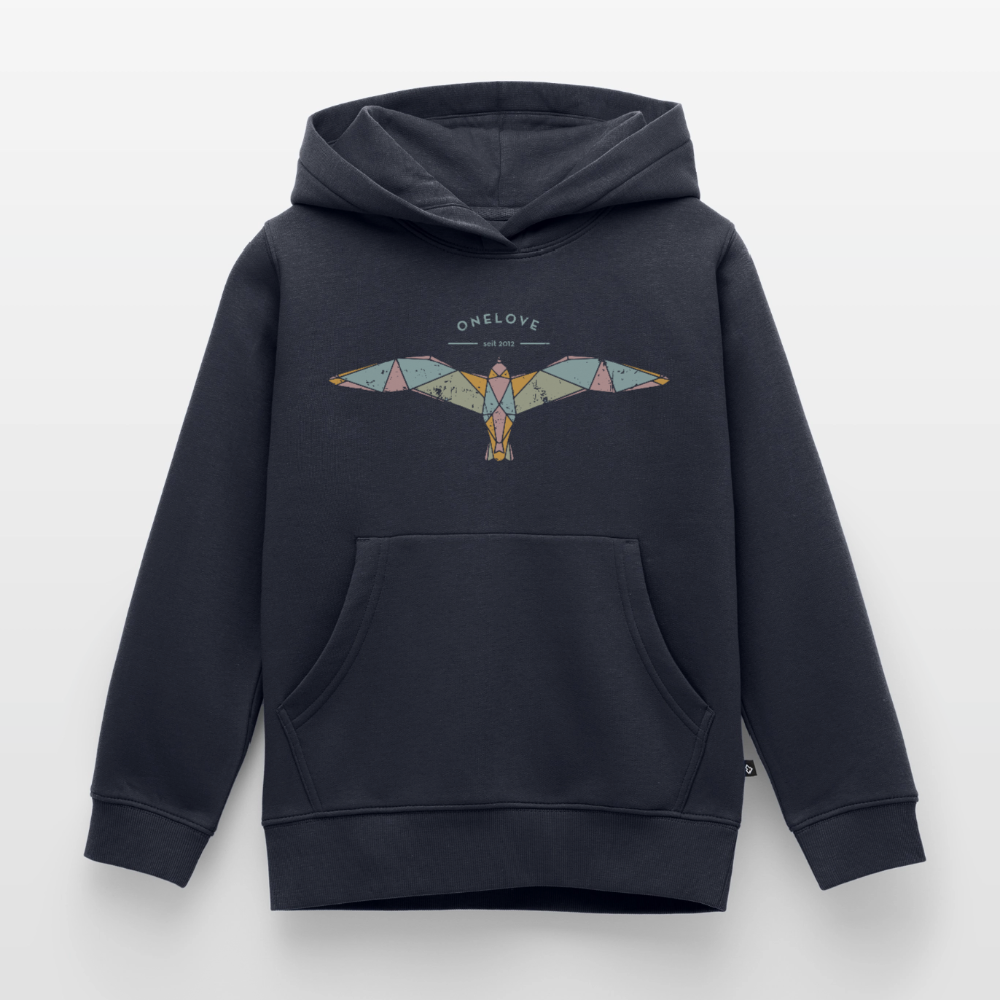 Vintage Möwe - Kinder Premium Hoodie - Navy