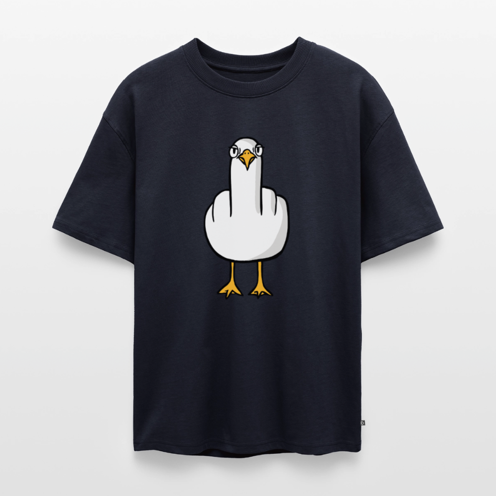 F**k You Möwe - Unisex Premium Oversized Bio T-Shirt - Navy